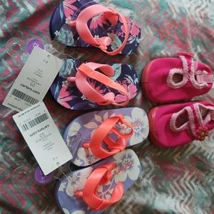 Two pairs of Carters Baby Sandals